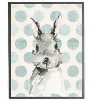 1824 2400-55 ZU Watercolor baby Bunny on blue pd